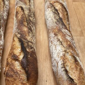 Rustic demi-baguette (&pound3.00/300 grams)
